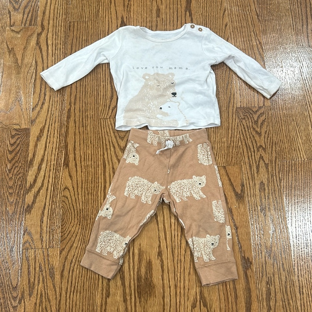 Pajama set size 9m good condition kids